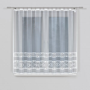 Gardine von HAFT mit Kräuselband aus Jacquard-Stoff