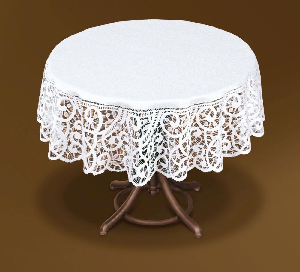 Tischdecke Spitze Weiss Rund Tischläufer Mitteldecke